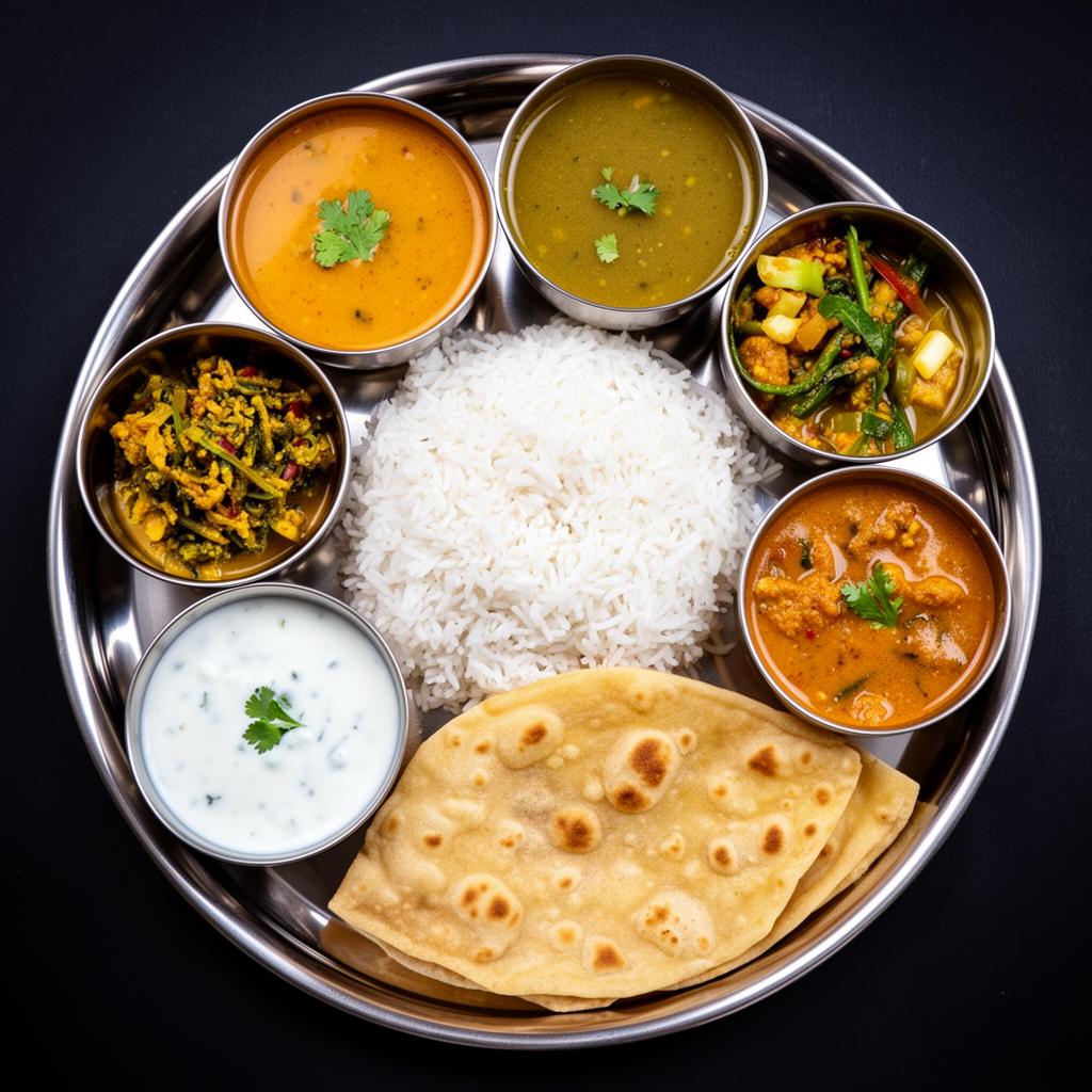 Family Kolam Thali